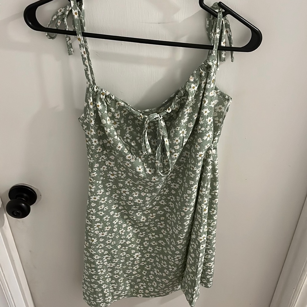 Flower mini spring dress